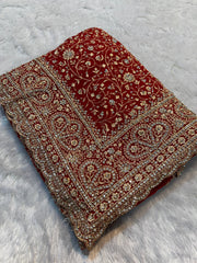 PURE ROSE GOLD ZARI EMBROIDERY WORK SAREES